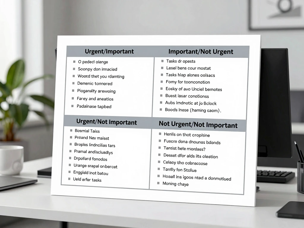 مصفوفة أيزنهاور لتحديد الأولويات